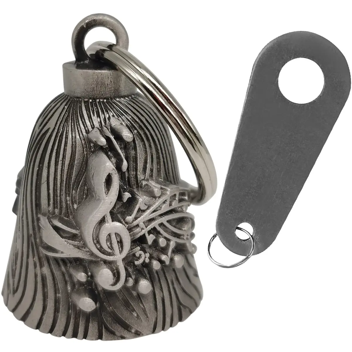 Dream Apparel Musical Note Guardian Angel Motorcycle Bell | Ride with Good Luck Charm - main product image