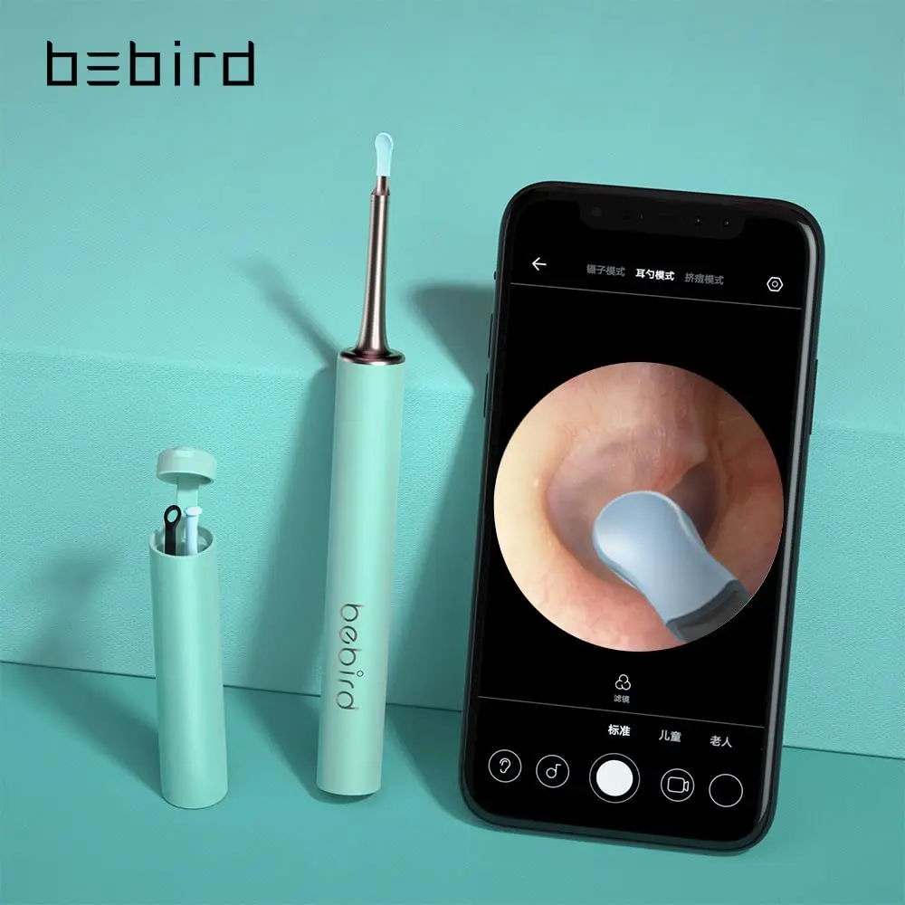 BEBIRD Replacement Tips Ear R1-8 PCS Waterproof Silicone Ear Spoon for Wet/Dry Earwax Cleaning | Original Ear Cleaner Tips Set for W3/R3/T15/X3/D3Pro/M9 - view 7