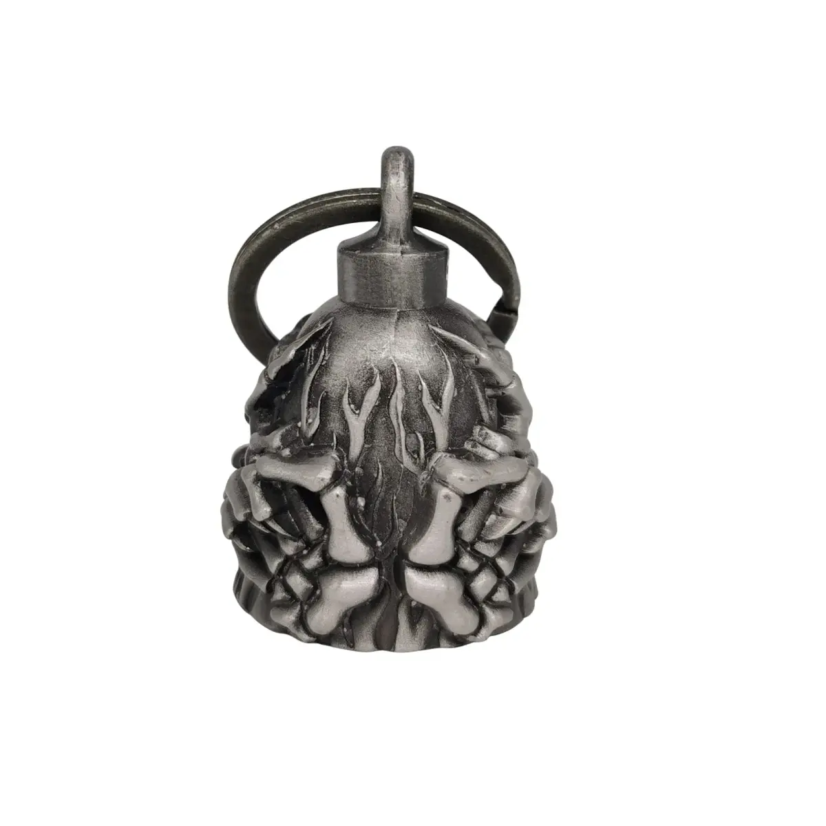 Dream Apparel Guardian Angel Motorcycle Bell - Finger & Skeleton Design | Ride Safe - view 3