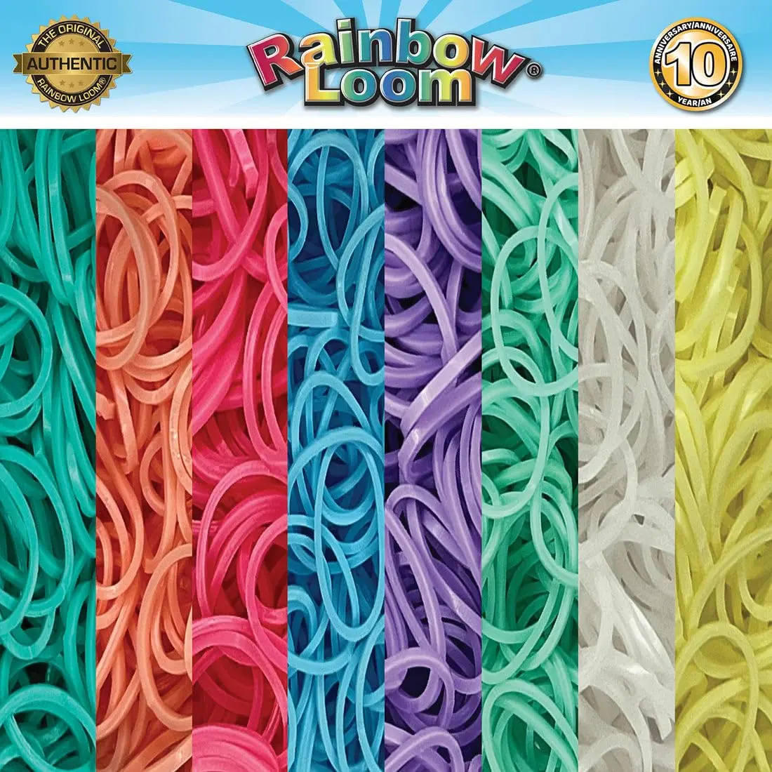 Rainbow Loom Treasure Box Pastel Edition - 8,000 Rubber Bands & 2 Happy Looms | Art Craft Kit for Ages 7+ - view 7