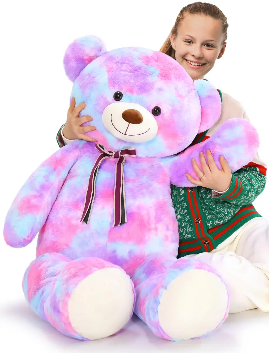Tezituor Big Teddy Bear 52'' Giant Plush Toy, Soft & Safe for Kids & Adults - view 6