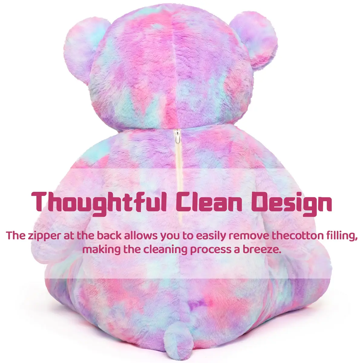 Tezituor Big Teddy Bear 52'' Giant Plush Toy, Soft & Safe for Kids & Adults - view 3