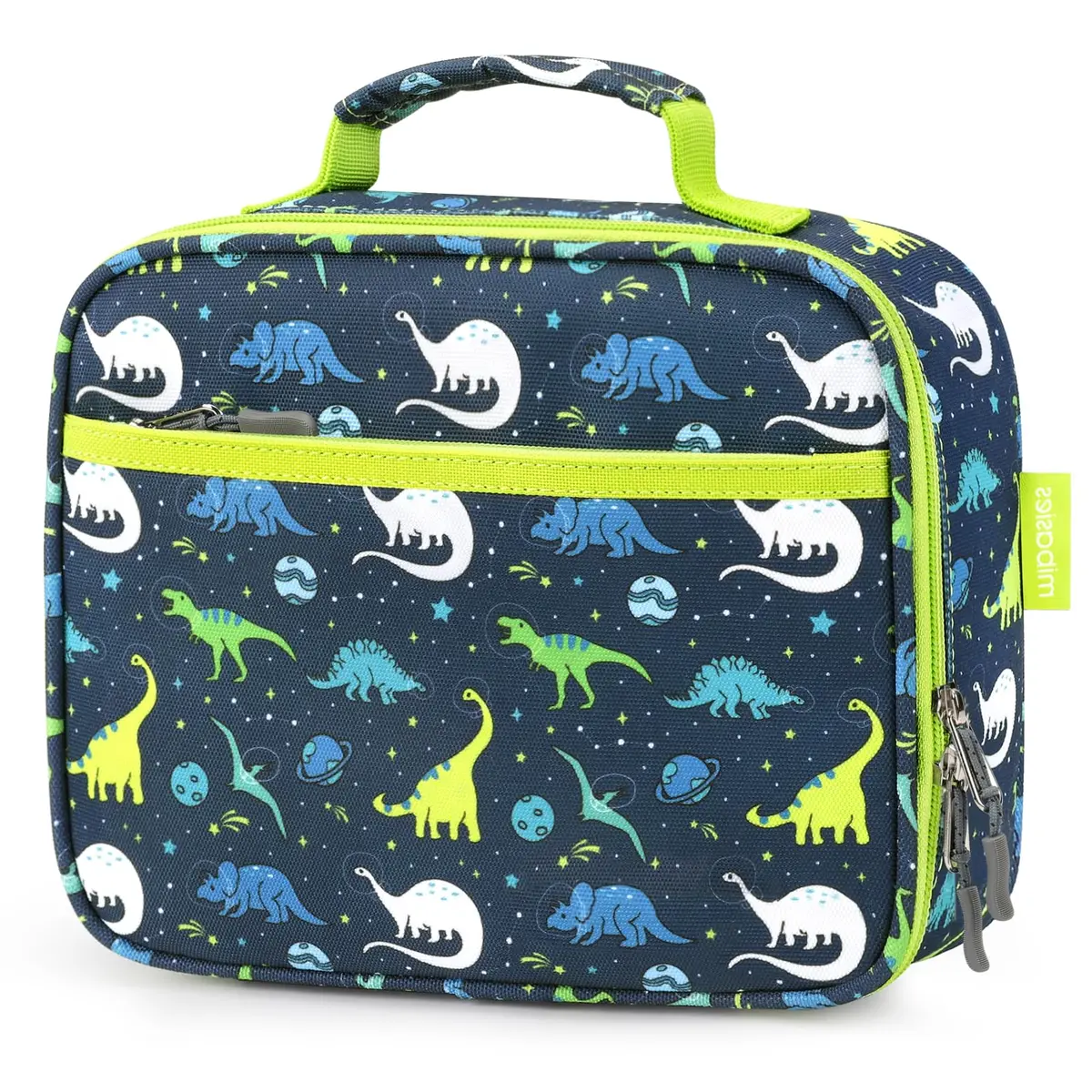 mibasies Kids Lunch Box Galaxy Dinosaur | Insulated Lunch Bag for School & Kindergarten - main product image