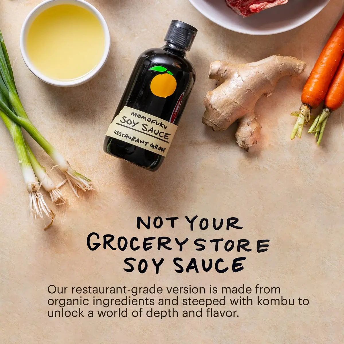 Momofuku Soy Sauce by David Chang 8 Fl Oz | Organic, Chef-Made for Cooking & Umami - view 3