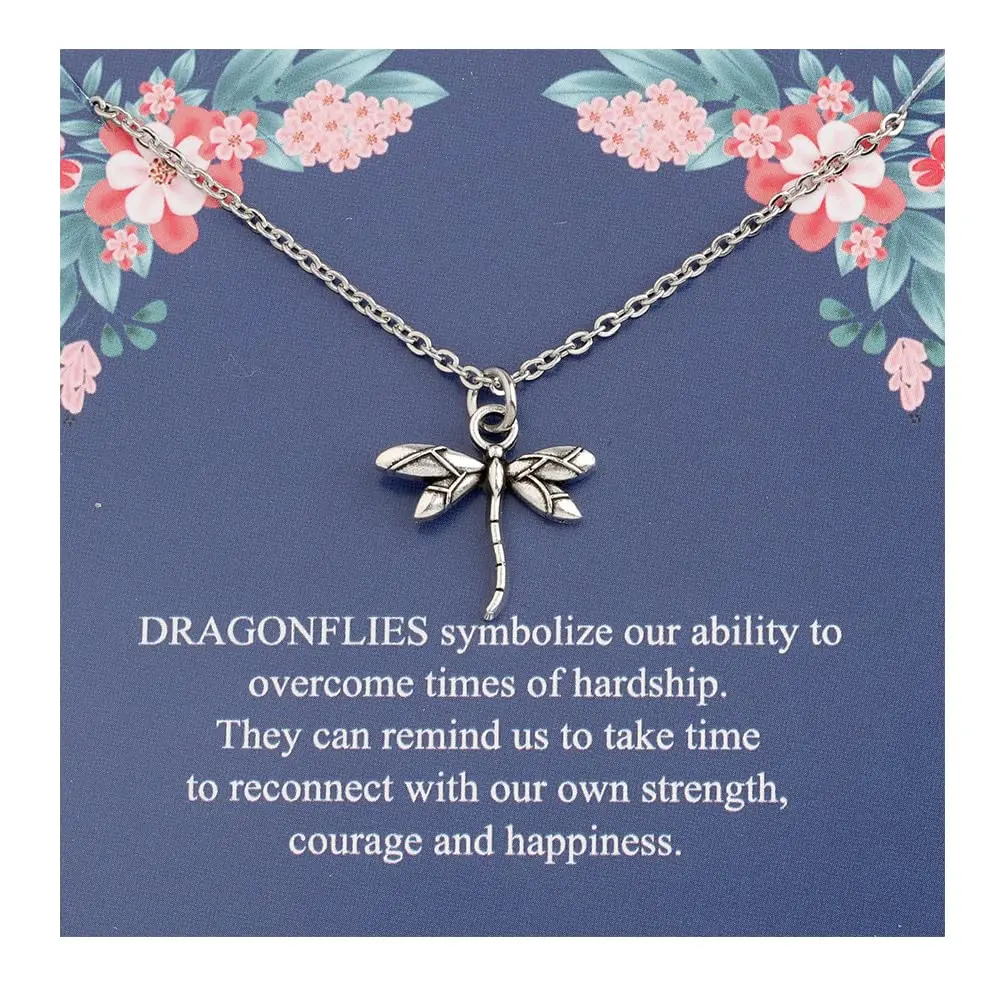 TGBJE Dragonfly Necklace - Spirit Animal Gift for Women & Daughters - Charm Jewelry - main product image