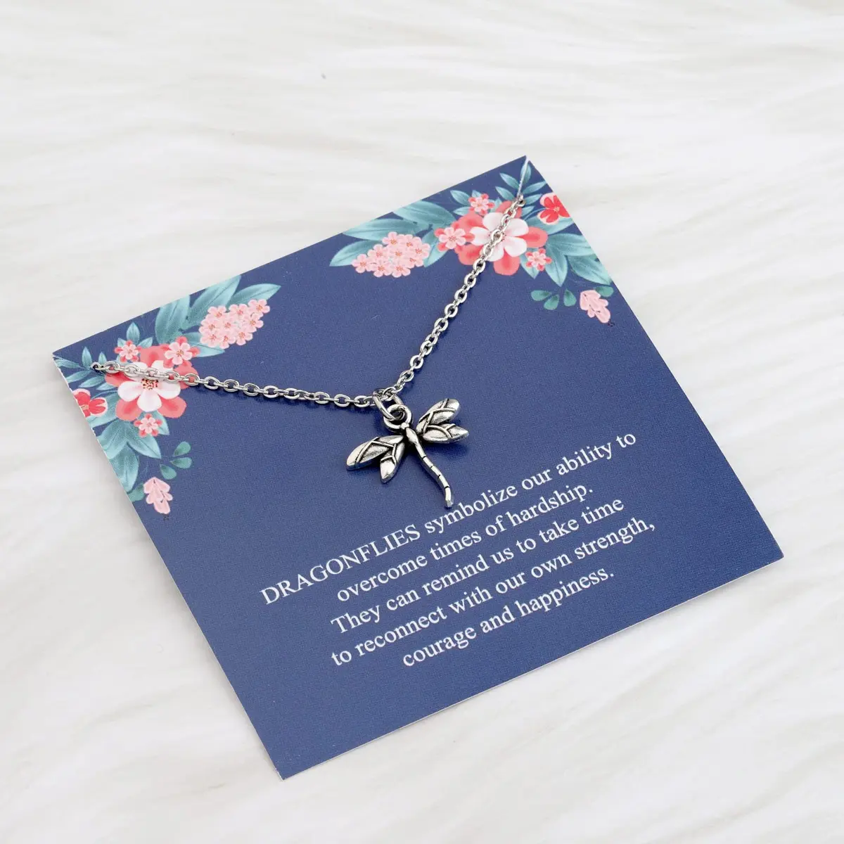 TGBJE Dragonfly Necklace - Spirit Animal Gift for Women & Daughters - Charm Jewelry - view 7