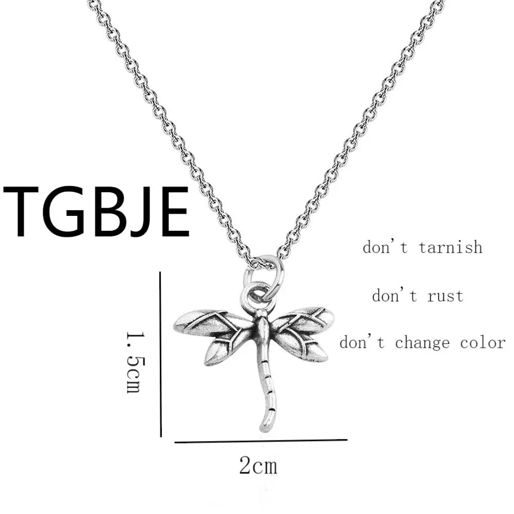 TGBJE Dragonfly Necklace - Spirit Animal Gift for Women & Daughters - Charm Jewelry - view 2