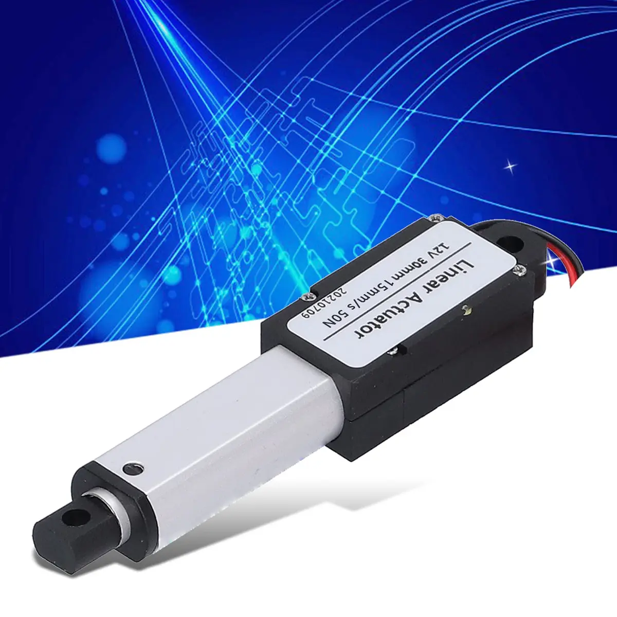 Lairun Mini Electric Linear Actuator 30mm Stroke DC 12V | Built-in Limit Switch, 15mm/s-50N - view 9