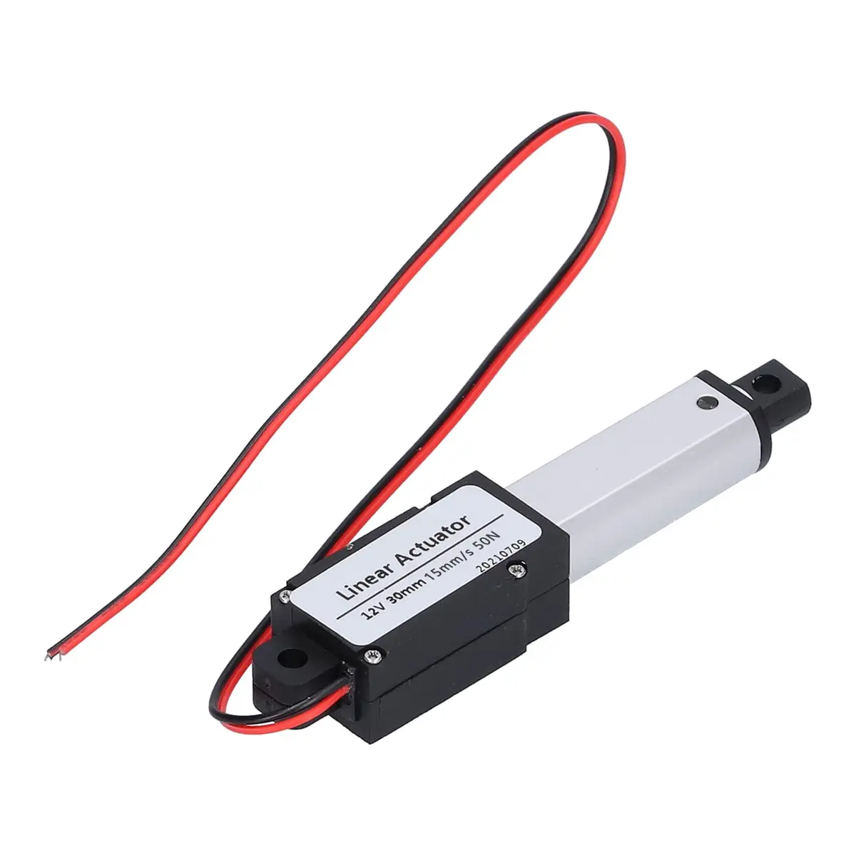 Lairun Mini Electric Linear Actuator 30mm Stroke DC 12V | Built-in Limit Switch, 15mm/s-50N - view 2