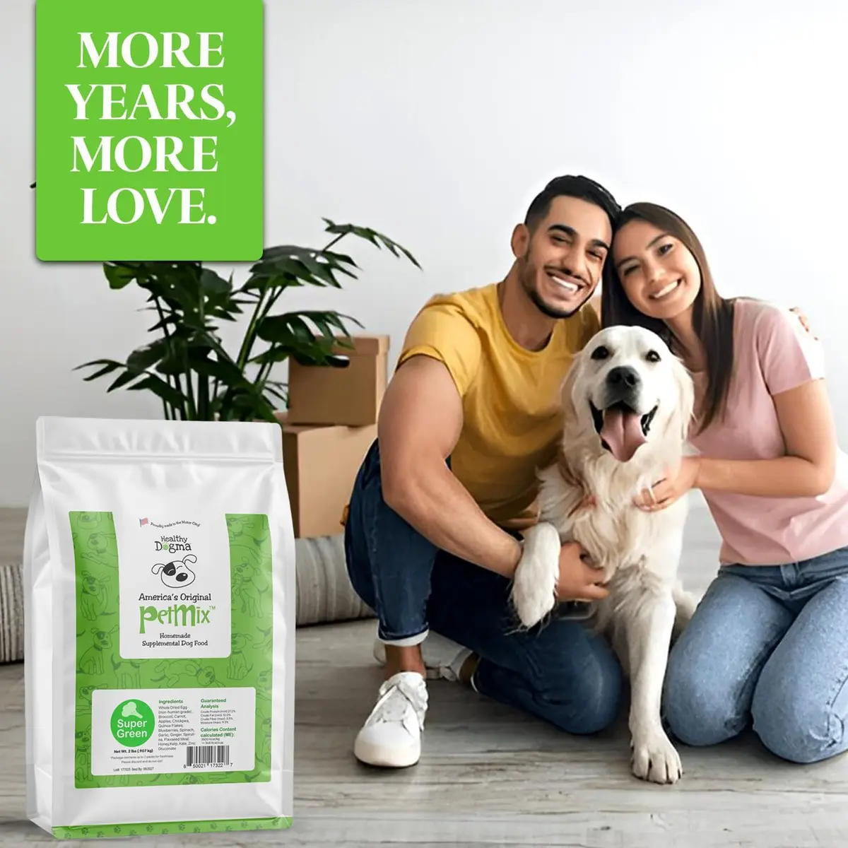 Healthy Dogma PetMix Dehydrated Dog Food 2 lbs | Natural, Preservative-Free, Vegetarian & Omnivorous Nutrition - view 6