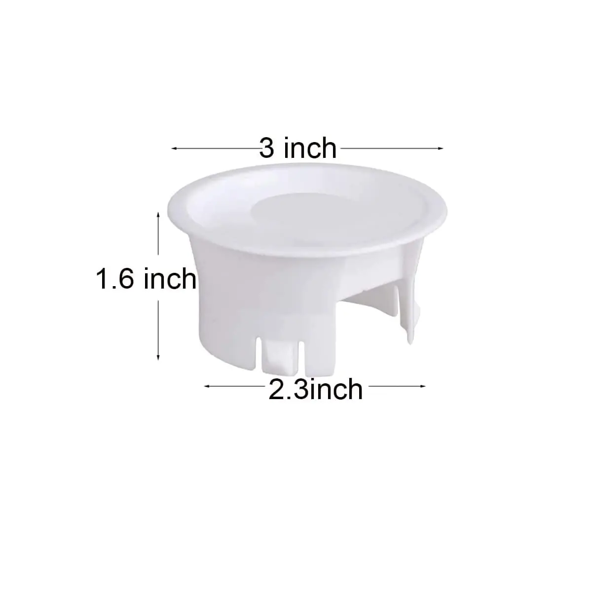 Weilan Glass Water Pitcher Lid Replacement Cap Stoppers for Jug | White, 4 Pack - view 6