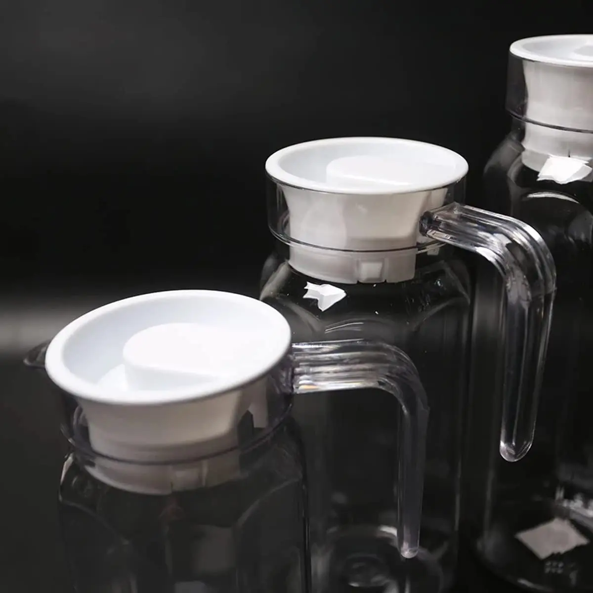 Weilan Glass Water Pitcher Lid Replacement Cap Stoppers for Jug | White, 4 Pack - view 7