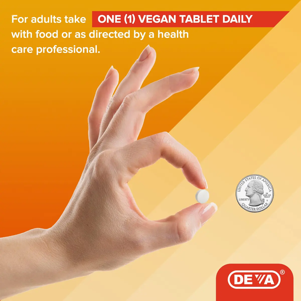 DEVA Vegan Vitamin D2 800 IU | Vegan Supplement for Deficiency Support in India - view 3