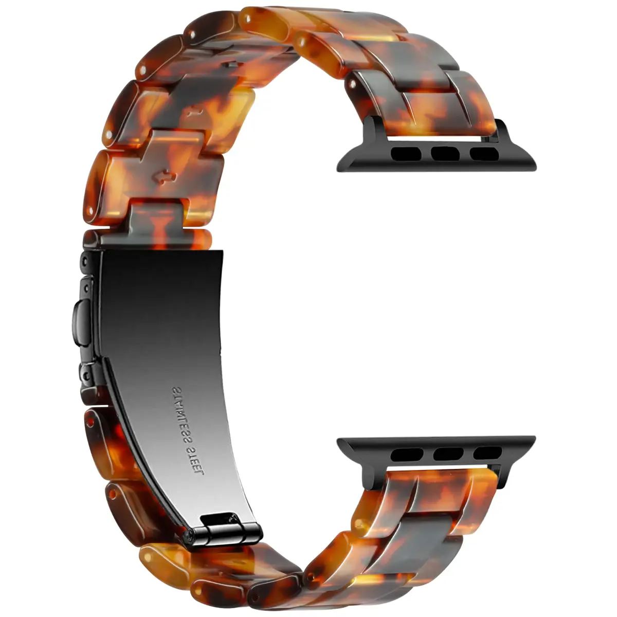 Vamyzji Compatible with Apple Watch Band 42mm Series 10 41mm 40mm 38mm Waterproof Resin - view 3