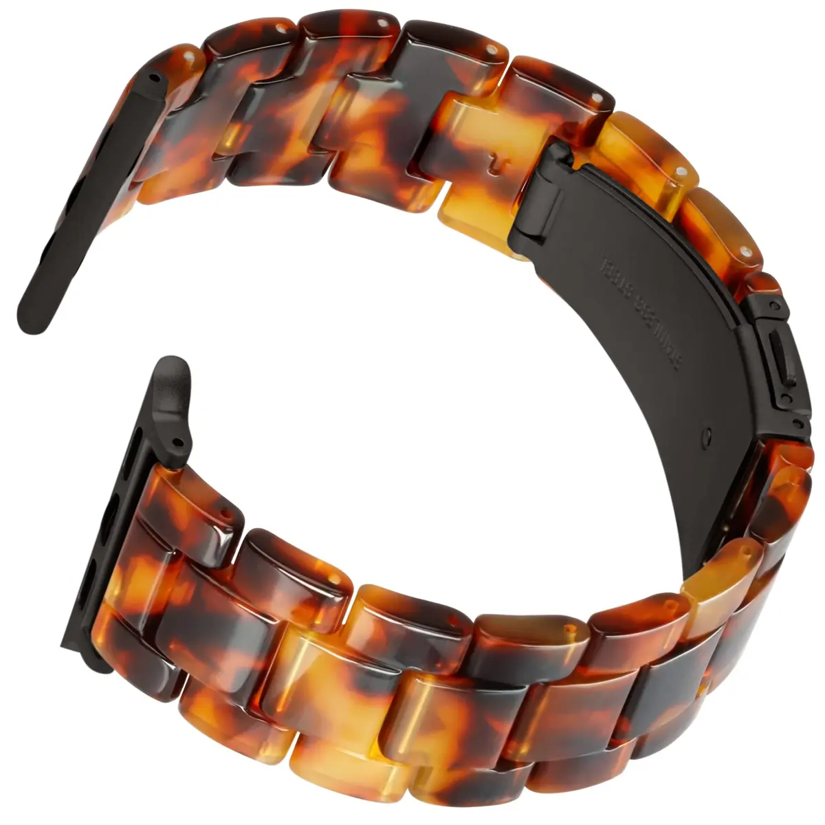 Vamyzji Apple Watch Band 49mm 45mm 44mm 42mm Waterproof Resin for Series 1-11, Ultra, SE | Stylish & Lightweight - view 2