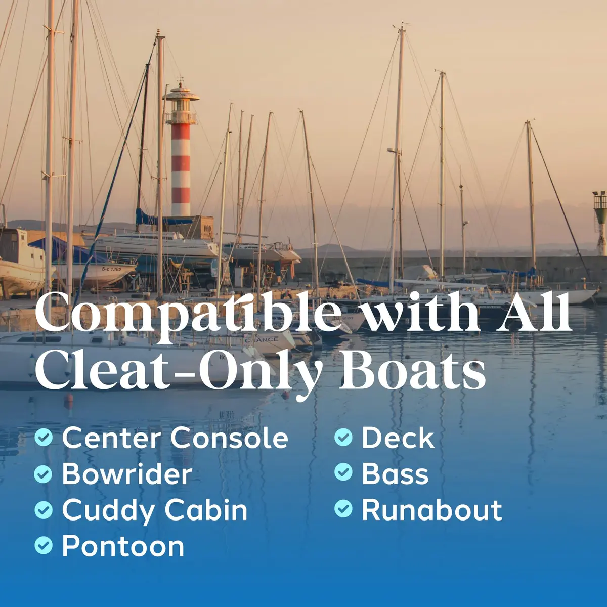 DO-LITTLE FENDER ADJUSTERS Small Cleat | Effortless Boat Fender Management with Versatile Docking Tool - view 4