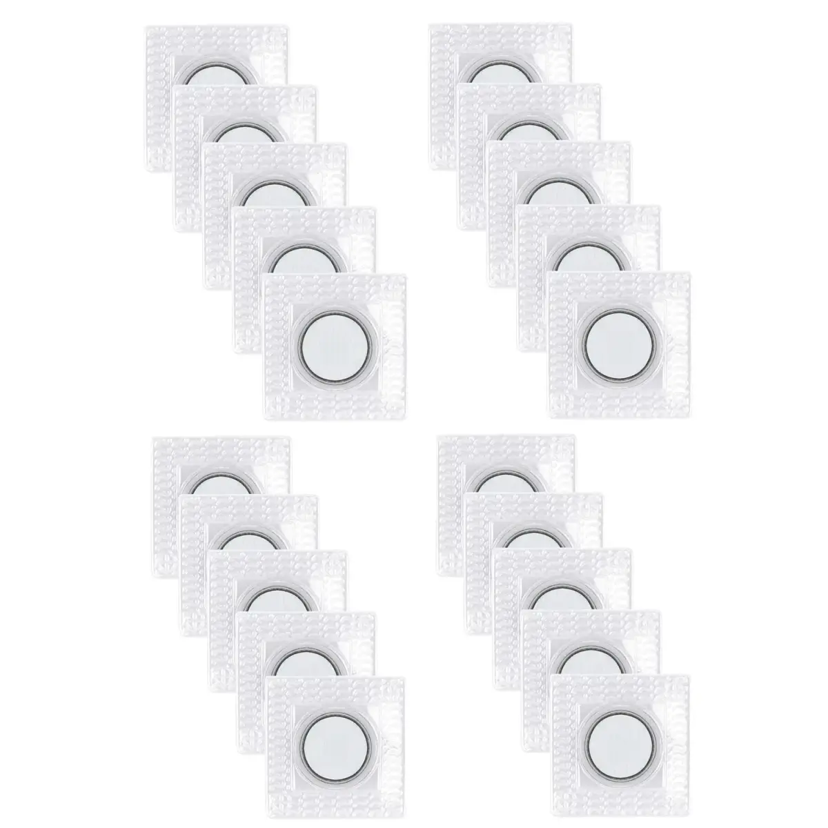 XILEWHZF White Magnetic Snaps 3.5cm (1.4 Inch) | 20 Pairs Sew-On Fasteners for Bags & Crafts - main product image