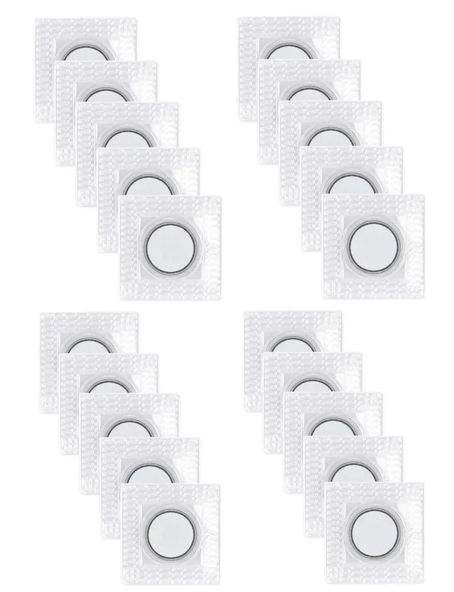 XILEWHZF White Magnetic Snaps 3.5cm (1.4 Inch) | 20 Pairs Sew-On Fasteners for Bags & Crafts - main product image
