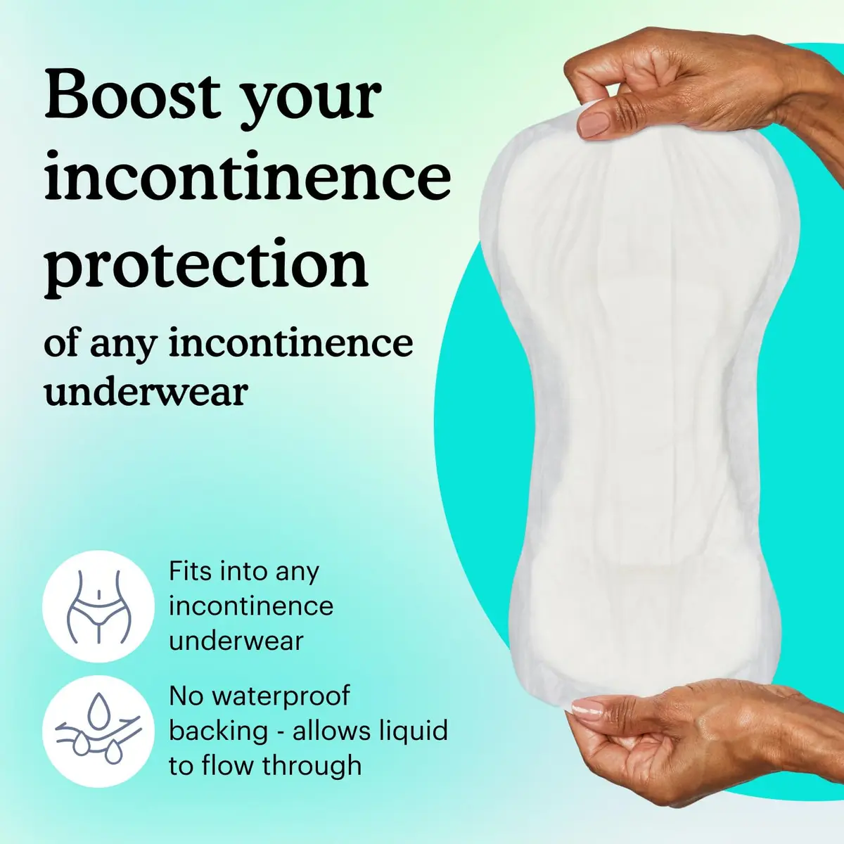 Because Overnight Booster Pads Fits All Adult Diapers | Extra Absorbency for Night Use - view 6