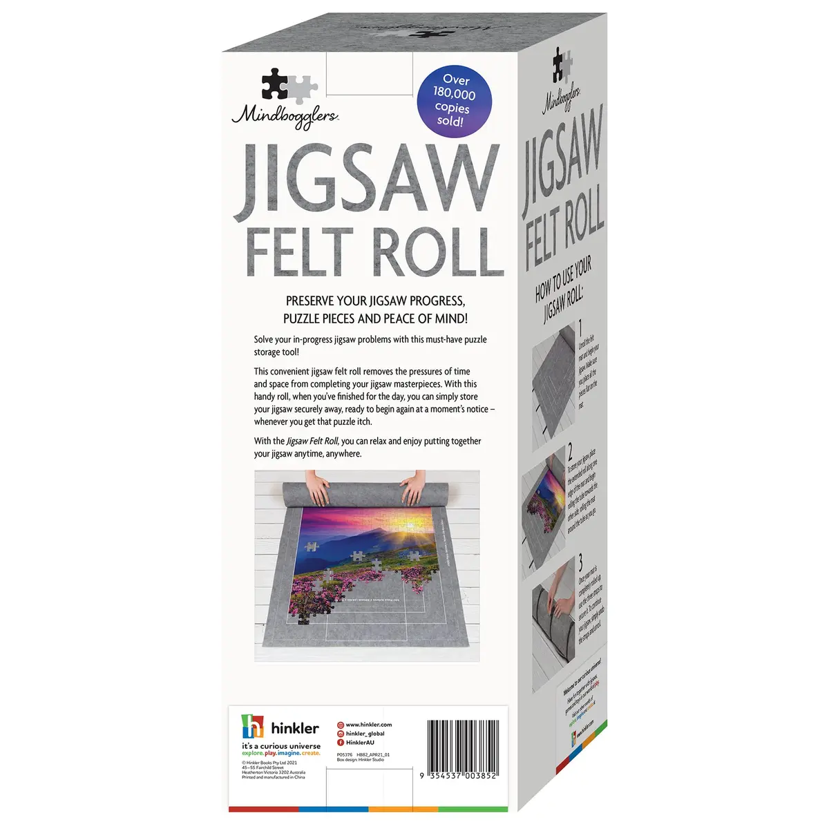 (New June) Mindbogglers Jigsaw Felt Roll 2021 Edition (unit 3) | Portable Puzzle Mat for Kids & Adults - view 2