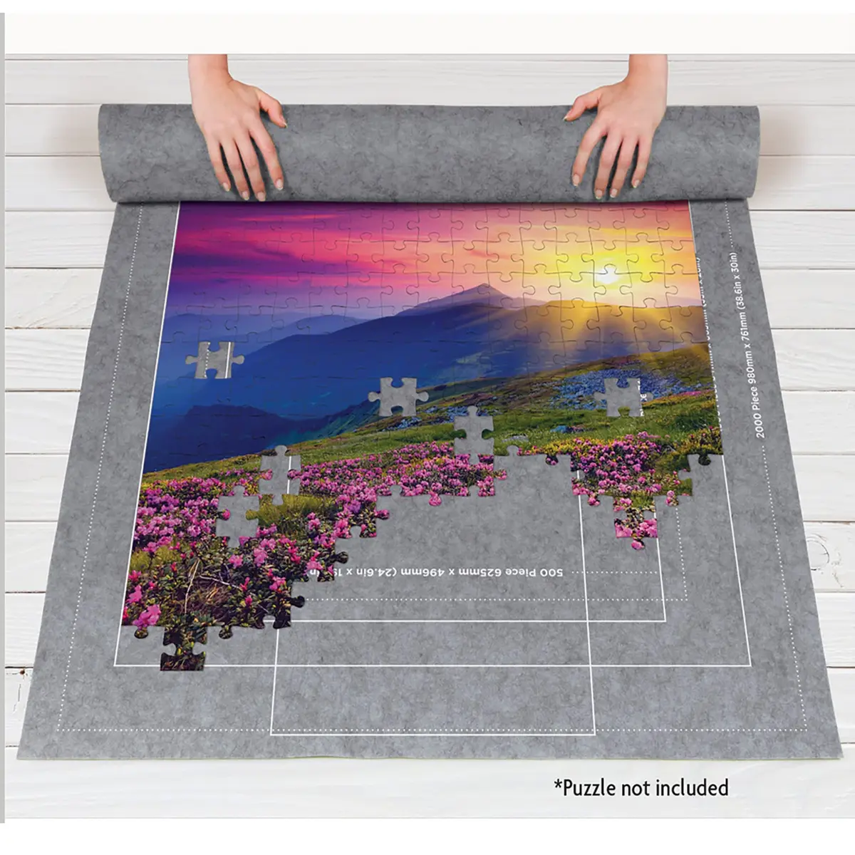 (New June) Mindbogglers Jigsaw Felt Roll 2021 Edition (unit 3) | Portable Puzzle Mat for Kids & Adults - view 3
