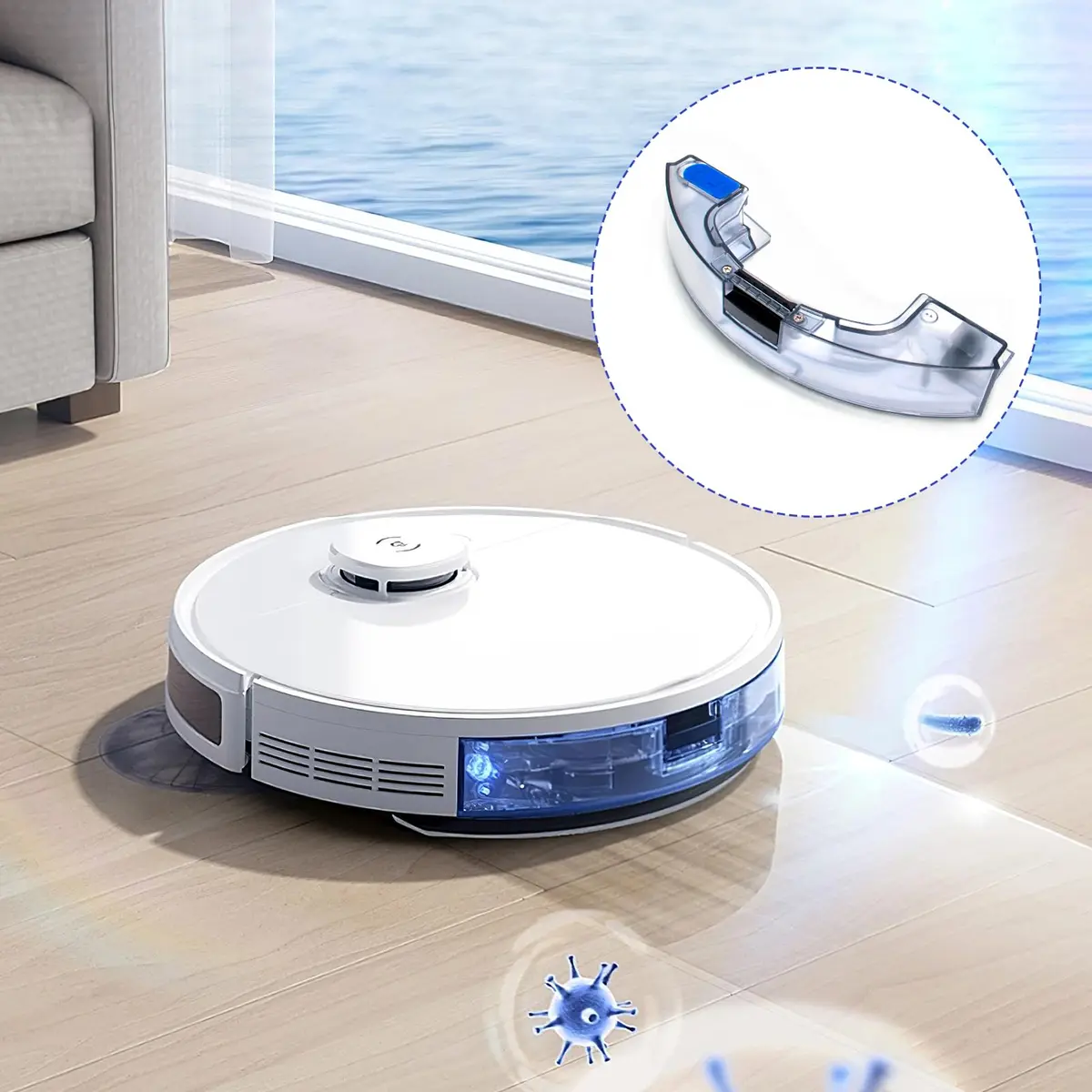 Chuancheng Water Tank for Ecovacs Deebot N8, N8 Pro, N8 Pro Plus | 250*100mm - view 6