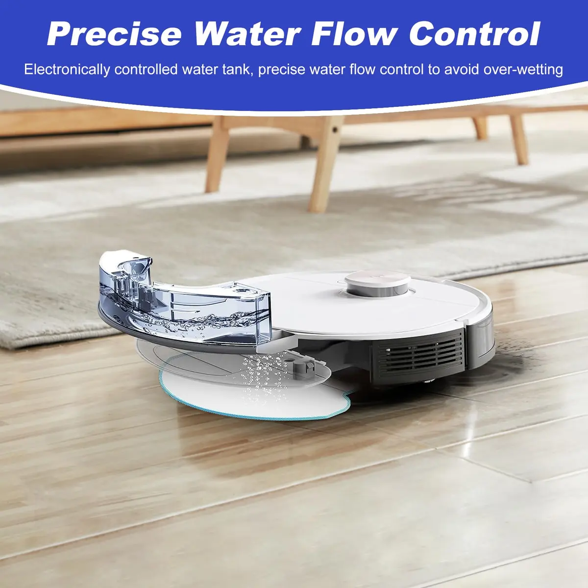 Chuancheng Water Tank for Ecovacs Deebot N8, N8 Pro, N8 Pro Plus | 250*100mm - view 3