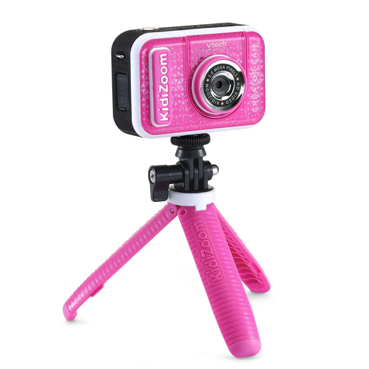 VTech KidiZoom Creator Cam Digital Camera, Glitter Pink 9.1 cm (3.6 in) | HD Video Creation for Kids - view 8