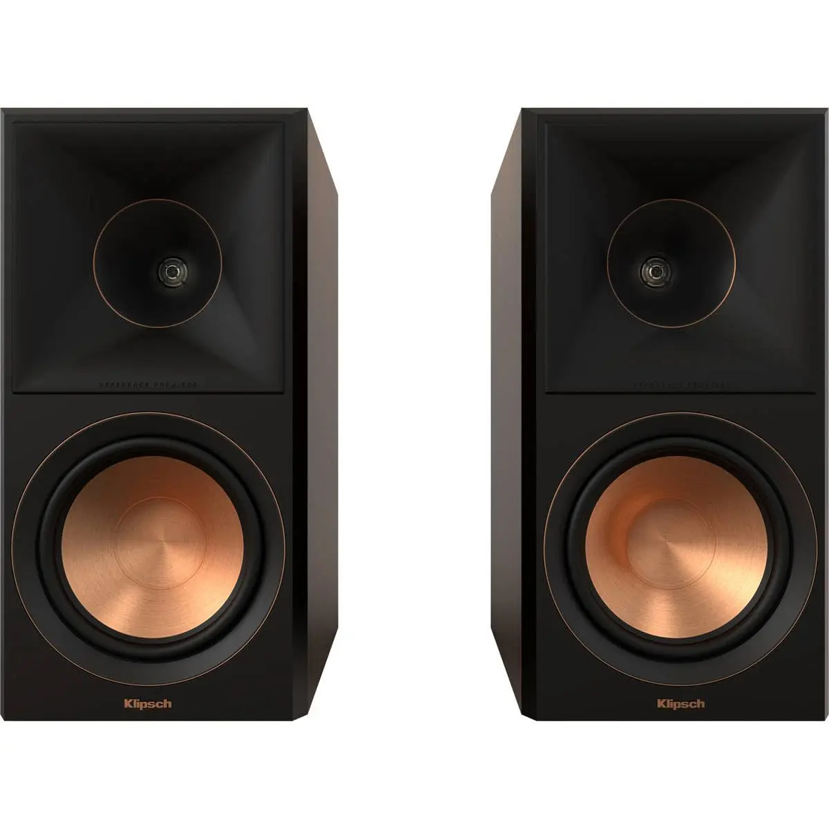 Klipsch Reference Premiere RP-600M II Walnut Bookshelf Speakers | Dynamic Sound with Tractrix Horn - view 4