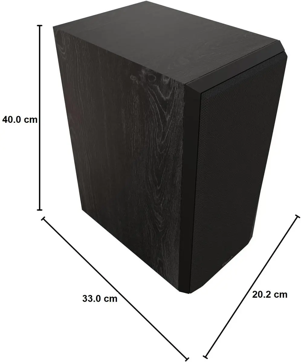 Klipsch Reference Premiere RP-600M II Ebony Bookshelf Speakers | Dynamic Sound with Tractrix Horn - view 8