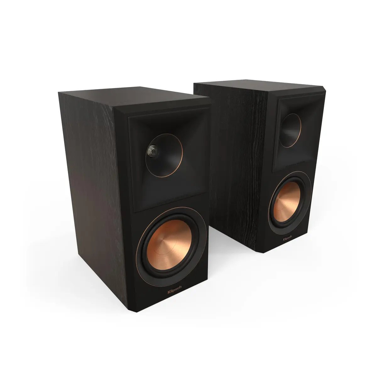 Klipsch Reference Premiere RP-500M II Ebony Bookshelf Speakers | Dynamic Sound & Modern Design - main product image