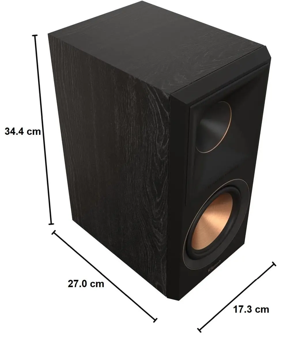 Klipsch Reference Premiere RP-500M II Ebony Bookshelf Speakers | Dynamic Sound & Modern Design - view 8