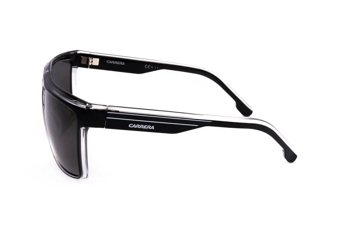 Carrera Sunglasses 22/N 7C5 Black Crystal 63/12/130 | Full Rim Rectangle Men Sunglasses - view 4