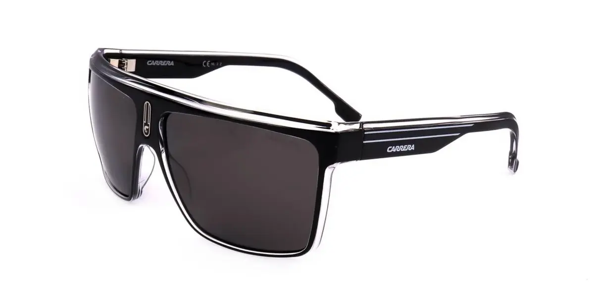 Carrera Sunglasses 22/N 7C5 Black Crystal 63/12/130 | Full Rim Rectangle Men Sunglasses - main product image
