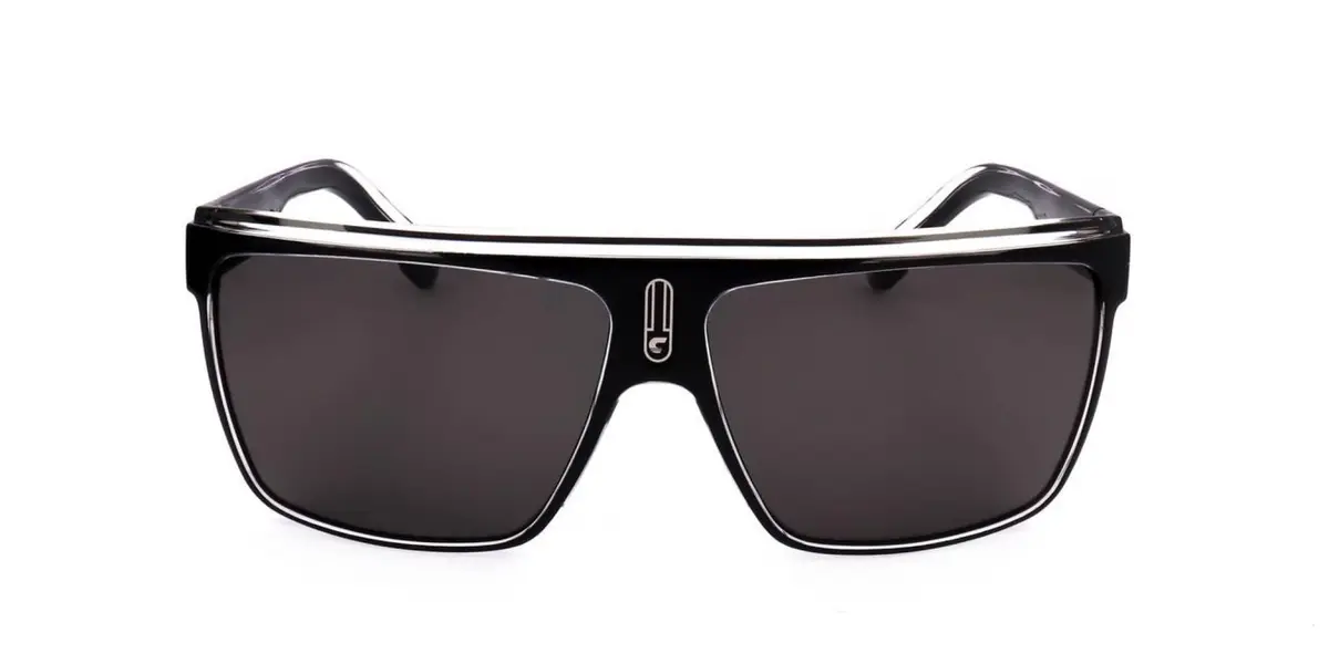 Carrera Sunglasses 22/N 7C5 Black Crystal 63/12/130 | Full Rim Rectangle Men Sunglasses - view 2