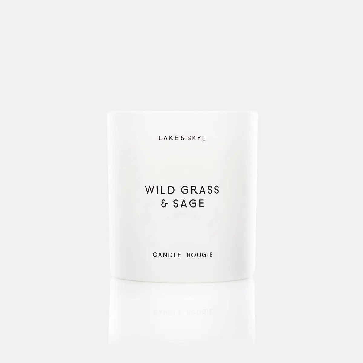 Lake & Skye Wildgrass & Sage Candle 8 oz | 50 Hour Burn, Soy Vegan, Paraben-Free - main product image
