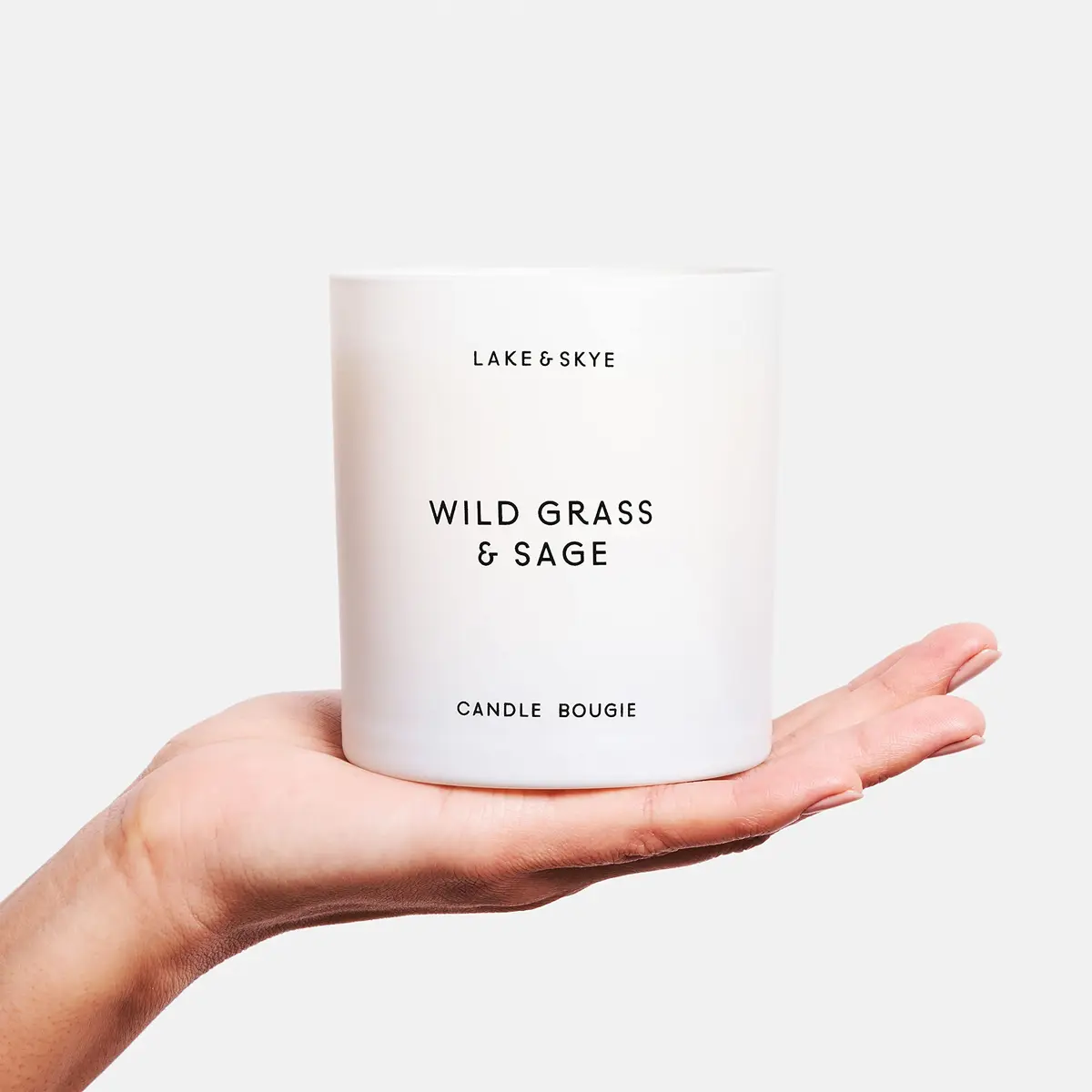 Lake & Skye Wildgrass & Sage Candle 8 oz | 50 Hour Burn, Soy Vegan, Paraben-Free - view 2