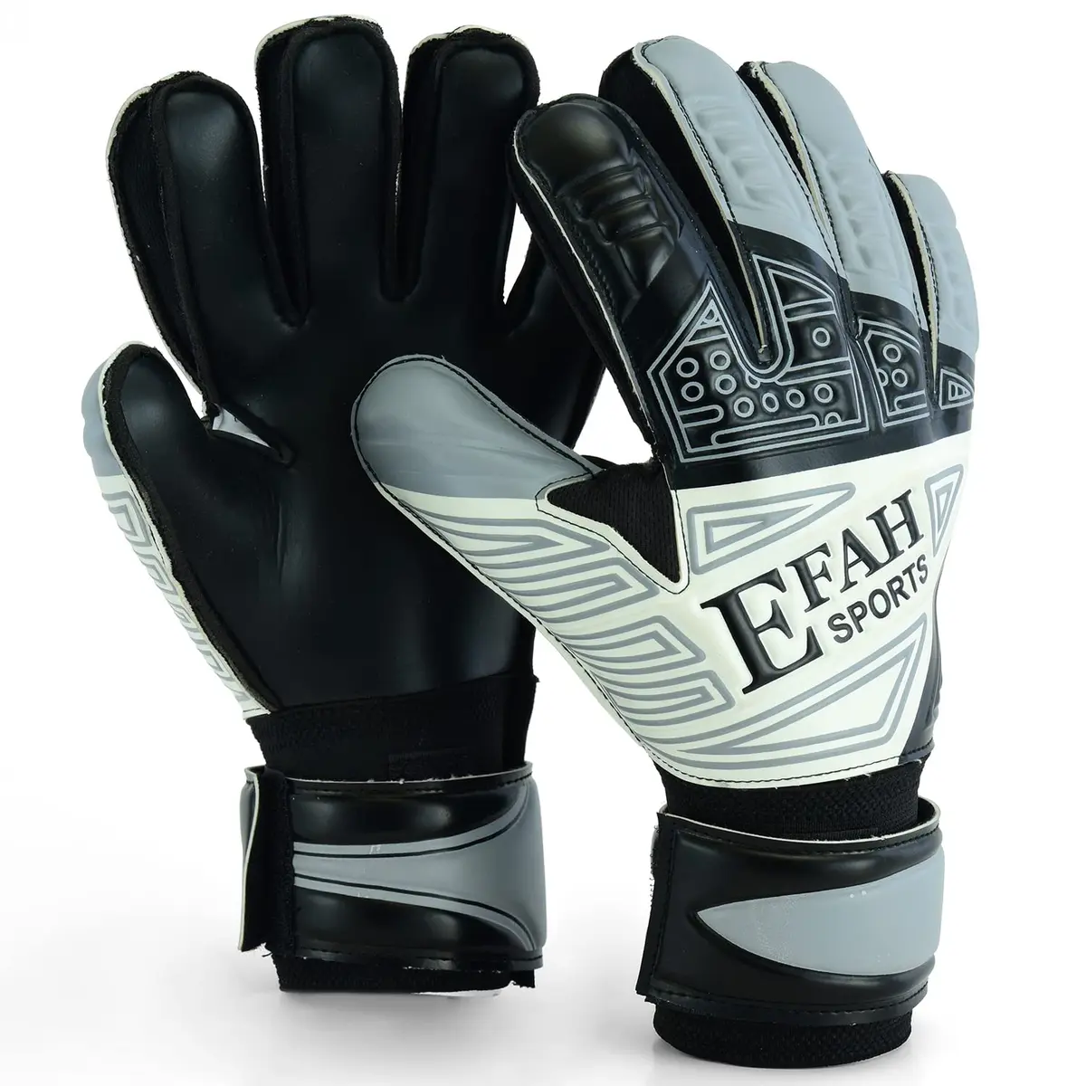 EFAH SPORTS Goalkeeper Gloves Size 7 (228g / 8oz) | Fingersave & Double Wrist Protection for Youth Soccer - main product image