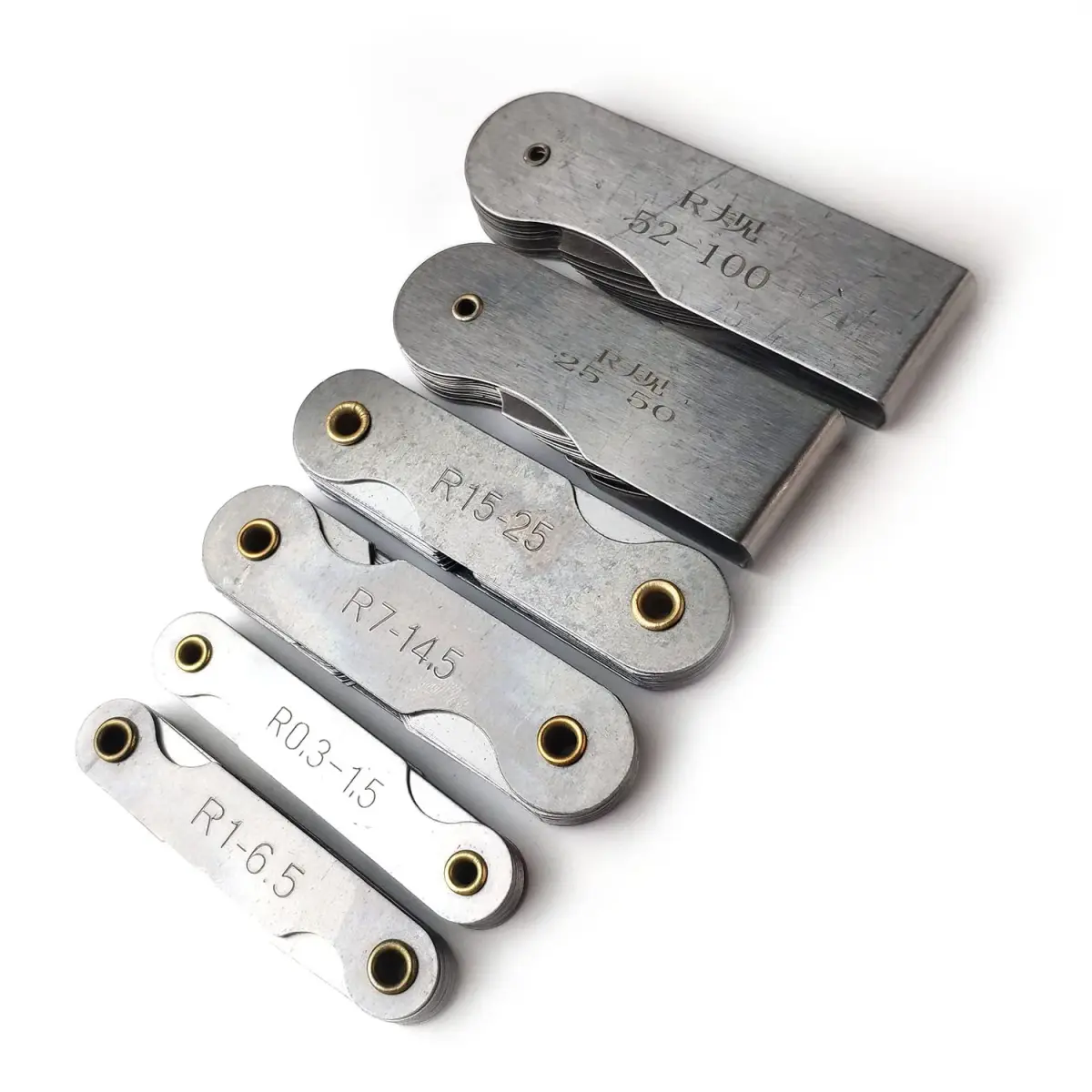 JENSWILL Radius Gauge Set R0.3-100mm (6-Pack) | Precision Measuring Tool for Tool & Die Makers - view 3
