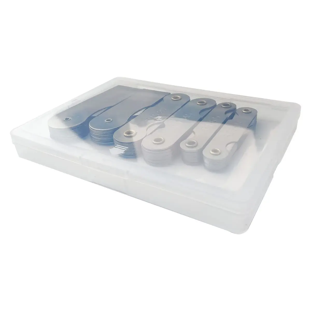 JENSWILL Radius Gauge Set R0.3-100mm (6-Pack) | Precision Measuring Tool for Tool & Die Makers - view 4