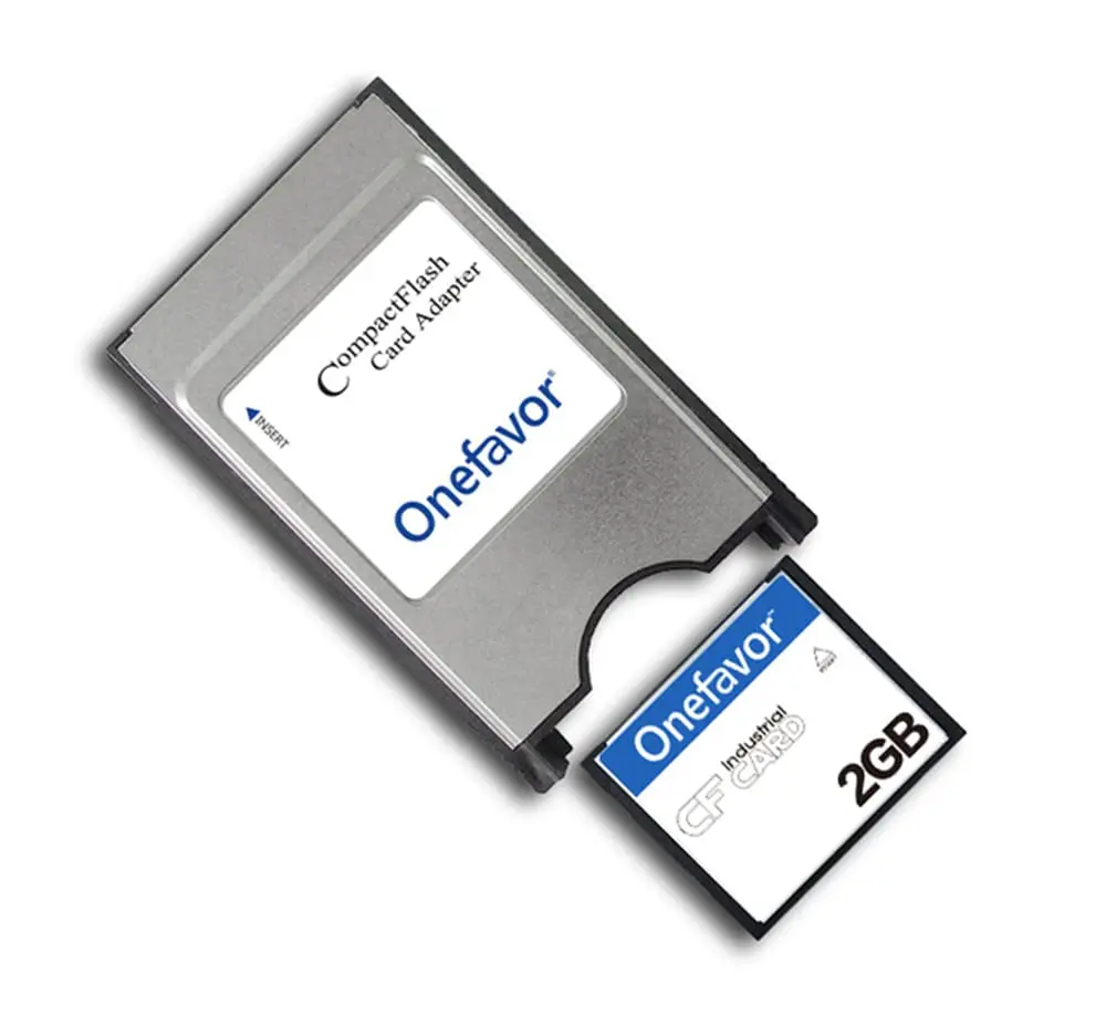 onefavor Compact Flash CF Card 2GB (64mm x 42.8mm x 3.3mm) | For CNC Machines & Old Laptops - main product image
