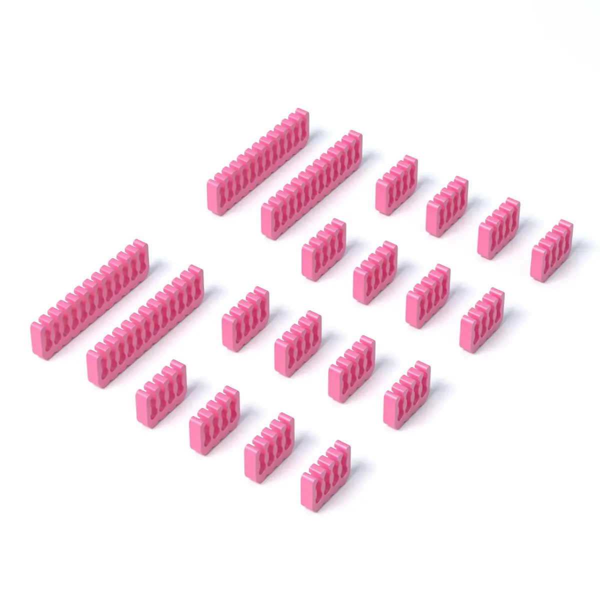Sirlyr Pink PSU Cable Combs Set,24/8Pin,3.5mm | Bright, Heat-Resistant, Easy Install (70-120 chars) - main product image