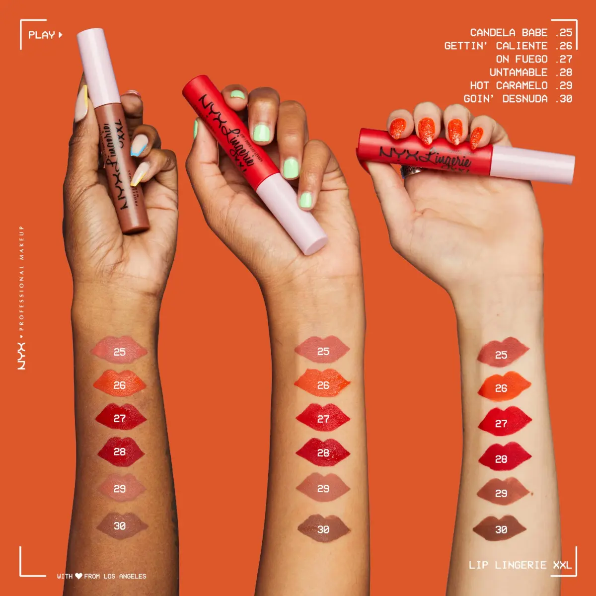NYX PROFESSIONAL MAKEUP Lip Lingerie XXL Matte Liquid Lipstick On Fuego (Fire Red) 3.8ml (0.13 Fl Oz) | Long-Lasting Matte Finish - view 6