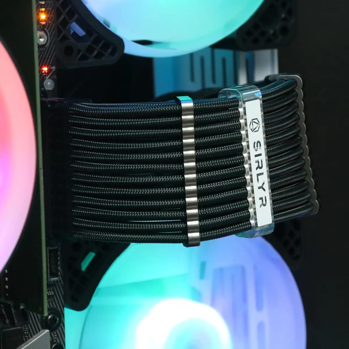 Sirlyr Metal Gray PSU Cable Comb Set 20P | Bright, Durable, Easy Install (70-120 chars) - view 7