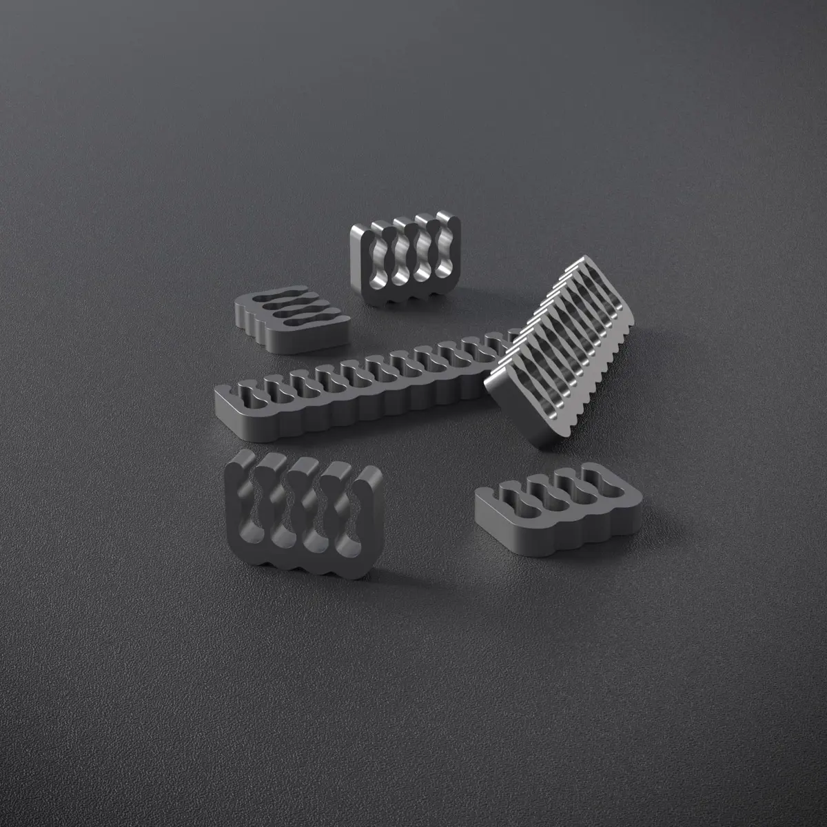 Sirlyr Metal Gray PSU Cable Comb Set 20P | Bright, Durable, Easy Install (70-120 chars) - view 8