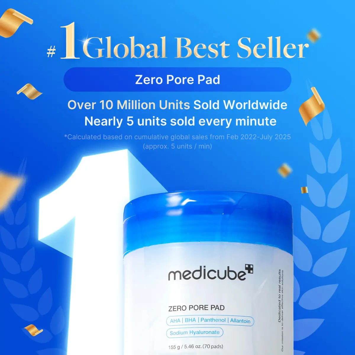 medicube Zero Pore Pad 2.0 Toner Pads for Exfoliation and Pore Care | 70 Count (Pack of 1) - view 2