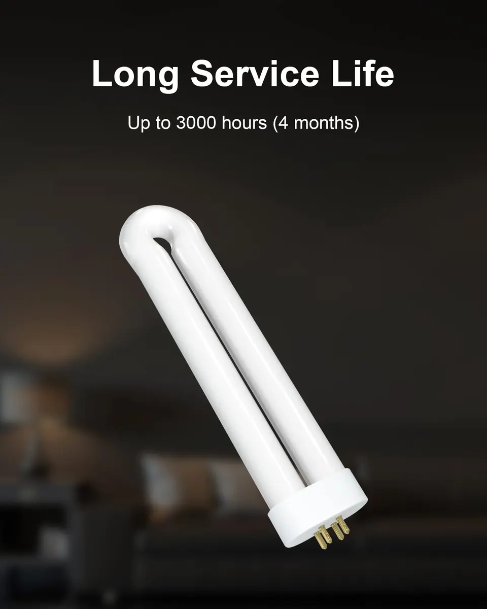 Dichroma Bug Zapper Bulb Replacement 15W U-Shaped UVA 365nm | 7.48 inch (19 cm) Replacement Bulb for Outdoor Bug Zappers - view 5