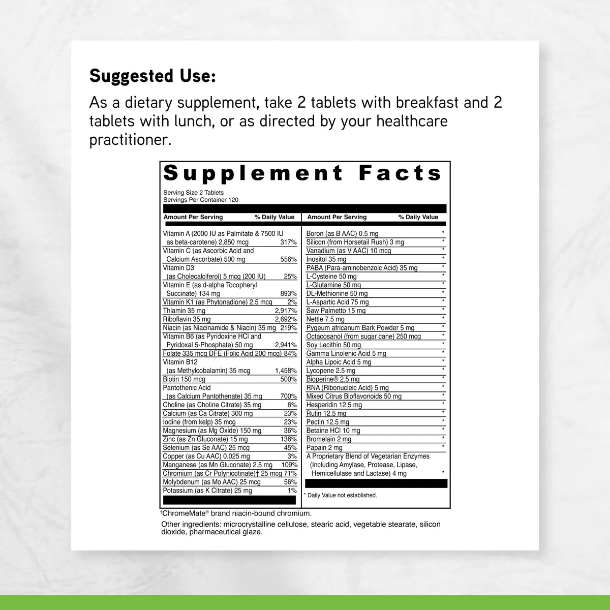 DAVINCI Spectra Man 240 Tablets | Men's Immune & Energy Support Supplement - view 6