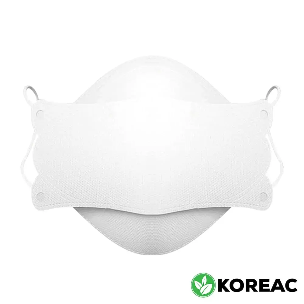 KOREAC Air Queen Nano Mask White 30 Count (Pack of 1) | Feather-Light Breathable Safety Mask - view 4