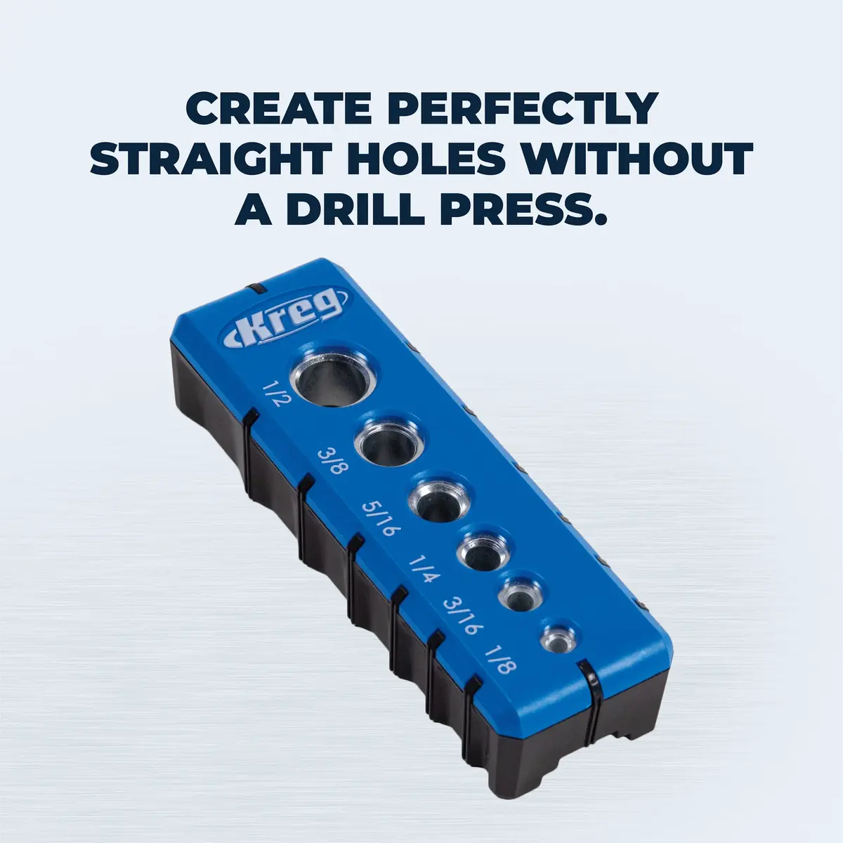 Kreg Portable Drilling Guide with 6 Hardened Steel Guides | Precise, Ergonomic, for Woodworking & Carpentry - view 2